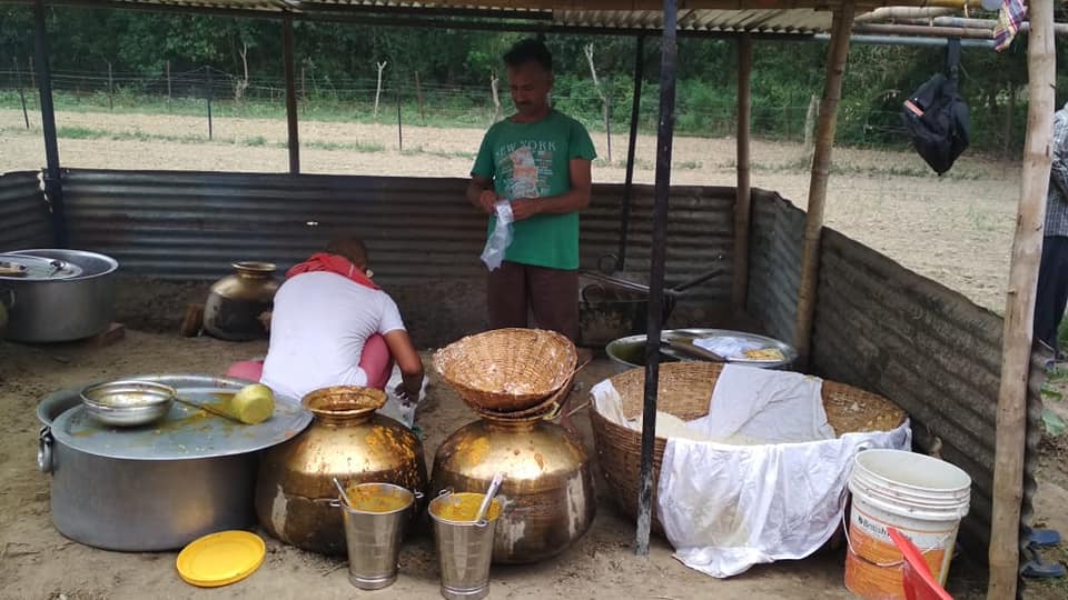 cooking kangri dham