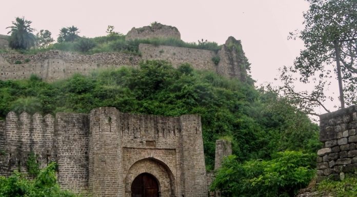entrance gate to the fort
