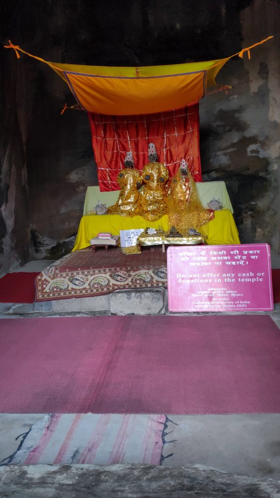 the diety in masrur temple