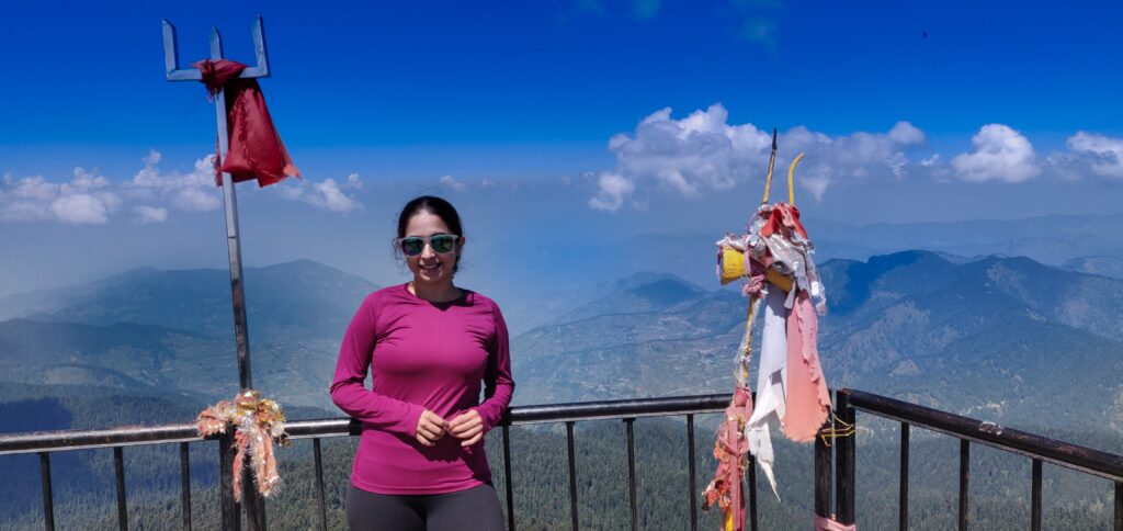 Utmost Happiness of Reaching the Churdhar Peak