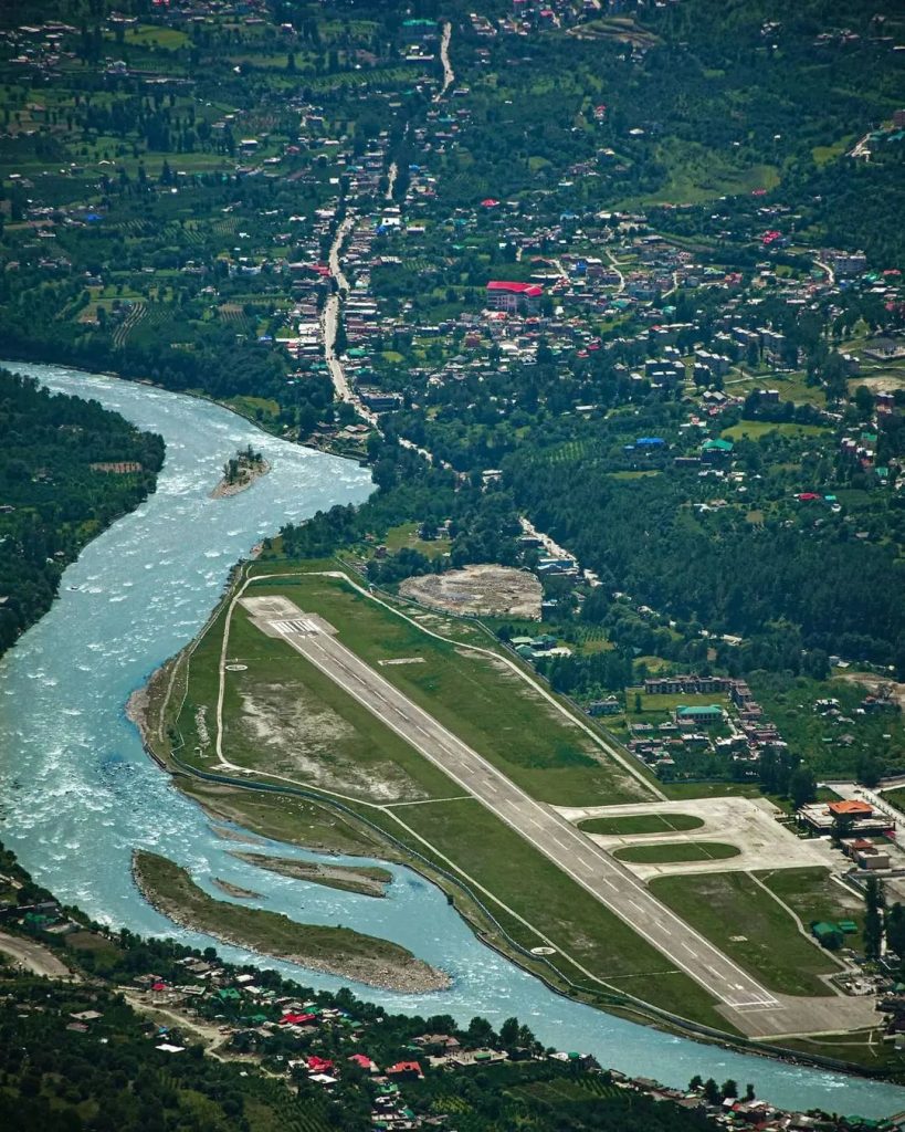 Bhuntar Airport View - Kullu District