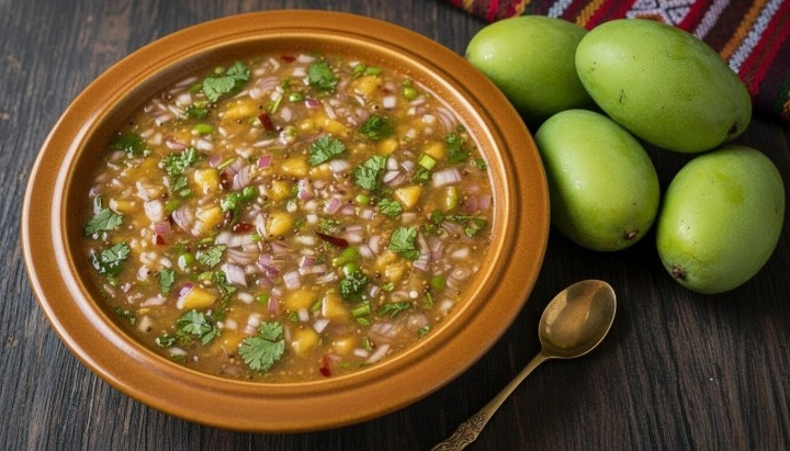 Aam ka Mahni - Himachali Dish